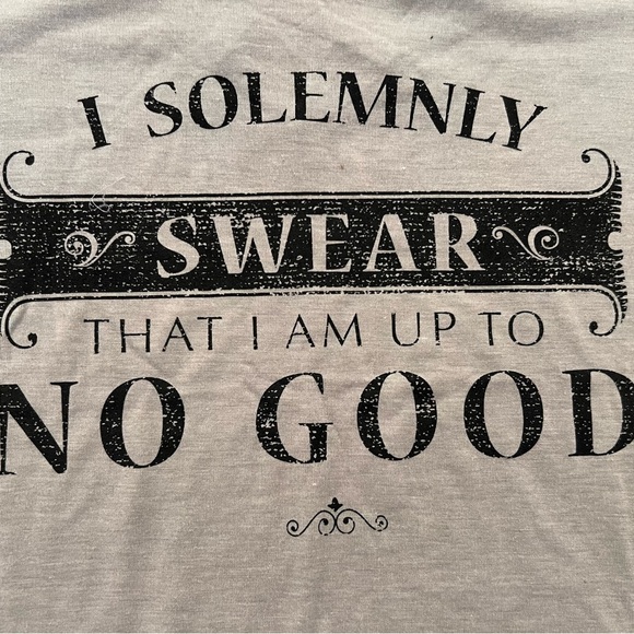 Calling all Harry Potter Fans Gray Long Sleeve Women's Top - Picture 2 of 5